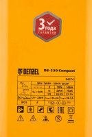 Аппарат инвертор. дуговой сварки ds-230 compact, 230 а, пв 70%, диам.эл. 1,6-5 мм// denzel