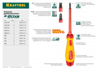 Kraftool sl4 х 100 мм, высоковольтная отвертка (250083-4.0-100)