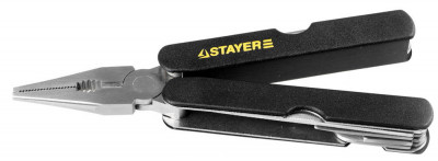 Stayer standard 11 функций, мультитул, 100 мм (22855)
