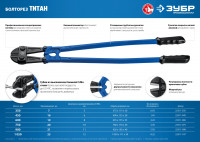ЗУБР титан, 450 мм, болторез, профессионал (23311-045)
