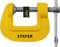 Stayer s-25, 25 мм, чугунная струбцина (3215-025)