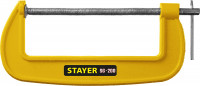 Stayer sg-200, 200 мм, чугунная струбцина g (3215-200)