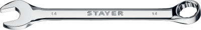 Stayer hercules, 14 мм, комбинированный гаечный ключ, professional (27081-14)