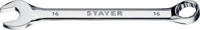 Stayer hercules, 16 мм, комбинированный гаечный ключ, professional (27081-16)