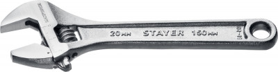 Stayer max-force, 150/20 мм, разводной ключ (2725-15)