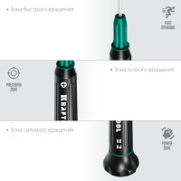 Kraftool precision ph00, отвертка для точных работ (25682-00)