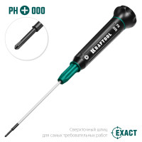 Kraftool precision ph000, отвертка для точных работ (25682-000)