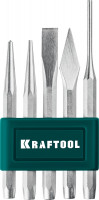 Kraftool grand-5, 5 предметов, набор зубил и кернеров (21075-h5)