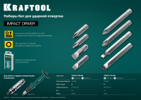 Kraftool 36 мм, 4 шт, набор бит для ударной отвертки (25551)