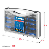 ЗУБР 11 предм., набор отверток, профессионал (25241)