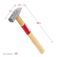 ЗУБР 400 г, слесарный молоток (20015-04)