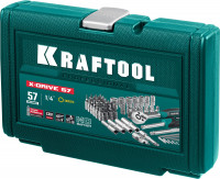 Kraftool x-drive, 57 предм., (1/4