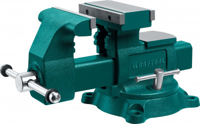 Kraftool reversible 165 мм, расход 324 мм, слесарные тиски (32705-165)