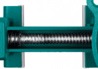 Kraftool reversible 165 мм, расход 324 мм, слесарные тиски (32705-165)