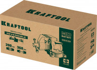 Kraftool reversible 200 мм, расход 368 мм, слесарные тиски (32705-200)