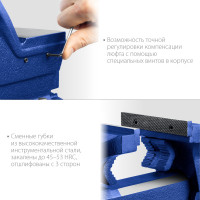 ЗУБР 100 мм, слесарные тиски, профессионал (32703-100)