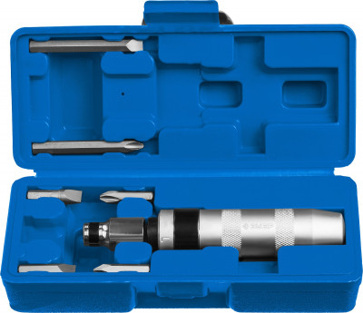 ЗУБР 8 предм., ударно-поворотная отвертка, профессионал (2567)