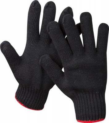 ЗУБР стандарт, l-xl, трикотажные перчатки, утеплённые, 7 класс (11461-xl)