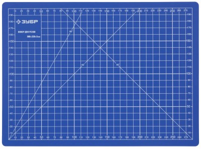 ЗУБР 300 х 220 х 3 мм, непрорезаемый коврик (09903)
