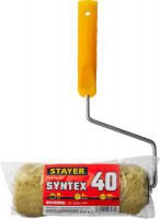 Stayer syntex, 40 х 180 мм, бюгель 6 мм, ворс 18 мм, полиакрил, все виды лкм, малярный валик (0319-18)