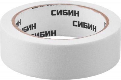 Сибин 30 мм х 25 м, креповый, малярный скотч (12111-30)