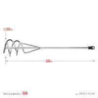 Stayer 100 x 580 мм, sds+ хвостовик, оцинкованный, миксер для песчано-гравийных смесей, professional (06014-10-60)
