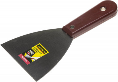 Stayer maxflat, 100 мм, пластиковая ручка, стальной, шпатель (1003-100)