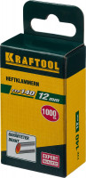 Kraftool тип 140 (g/11/57) 12 мм, 1000 шт, калибр 20ga, скобы для степлера (31680-12)