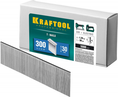 Kraftool тип 18ga (47/300/f) 30 мм, 5000 шт, гвозди для нейлера (31785-30)