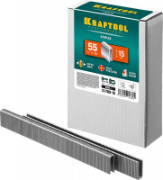 Kraftool тип 18ga (55/90/c) 15 мм, 5000 шт, скобы для степлера (31789-15)