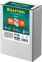 Kraftool тип 18ga (55/90/c) 20 мм, 5000 шт, скобы для степлера (31789-20)