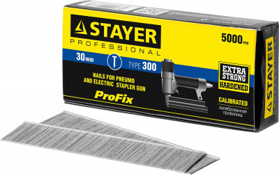 Stayer тип 18ga (47/300/f), 30 мм, 5000 шт, гвозди для нейлера, professional (31530-30)