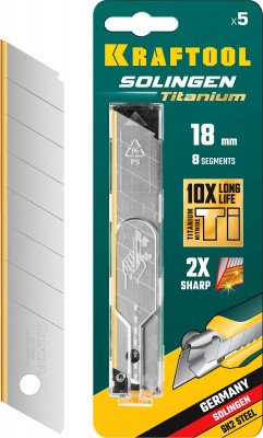 Kraftool 18 мм, 5 шт, сегментированные лезвия (09605-tin-18-s5)