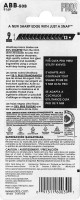 Olfa excel black, 9 х 80 х 0.38 мм, 50 шт, сегментированные лезвия (ol-abb-50b)