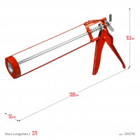 Mirax 310 мл, скелетный пистолет для герметика (06656)