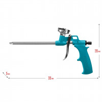 Сибин пистолет для монтажной пены с металлическим держателем (06867)