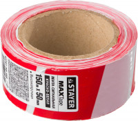 Stayer maxtape, 50 мм, 150 м, красно-белая, сигнальная лента (12241-50-150)