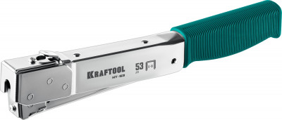 Kraftool hammer tacker, тип 53 (a/10/jt21) 23ga (6 - 10 мм), высокоскоростной стальной скобозабиватель (3153)