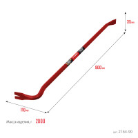 ЗУБР hex-18, 900 мм, лом-гвоздодер (2164-90)