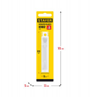 Stayer 100 мм, 5 шт, сменное лезвие для скребка 08515 (08515-s5)