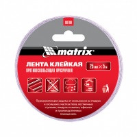 Лента клейкая противоскользящая, прозрачная 25 мм. х 5м.// matrix