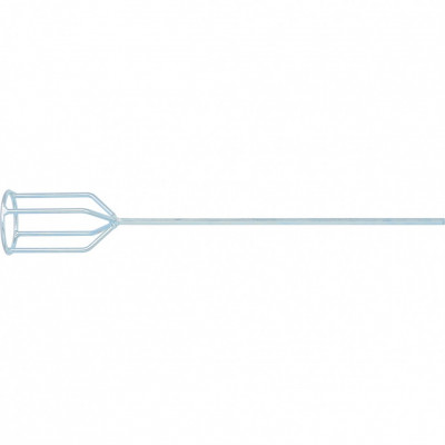 Миксер для гипсовых смесей, 80 х 530 мм, оцинкованный, шестигранный хвостовик 8 мм// matrix