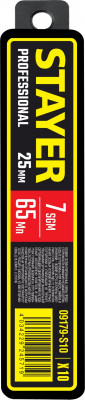 Stayer 25 мм, 10 шт, сегментированные лезвия (09179-s10)