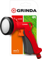 Grinda p-s, душевой, курок спереди, пластиковый, поливочный пистолет (8-427365)