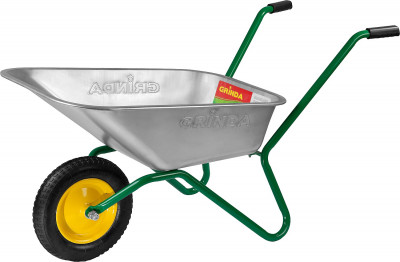 Grinda gb-1, 80 л, 100 кг, одноколесная, садовая тачка (422399)