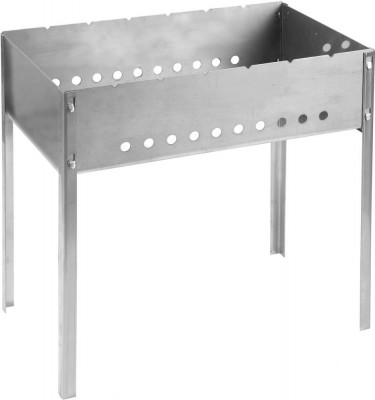 Grinda barbecue, 500 x 300 x 500 мм, нержавеющая сталь, 1.5 мм, сборный мангал (427784)