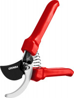 Grinda g-33, 200 мм, закаленные лезвия, тефлоновое покрытие, пластиковые рукоятки, плоскостной секатор (40211)