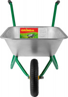 Grinda gb-1, 80 л, 100 кг, одноколесная, садовая тачка (422399)