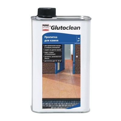 Пуфас glutoclean n354 лак защитный для камня (1л) gl.stein versiegelung