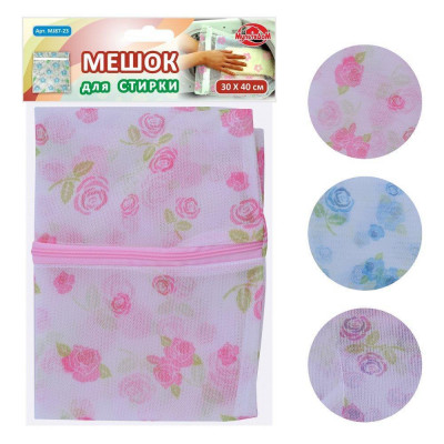Мешок для стирки 30х40см с рис. мj87-23